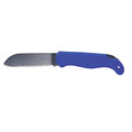 Blue handled Knife